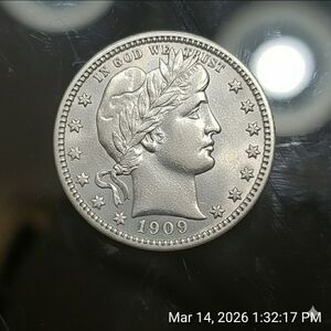 1909 Barber Quarter